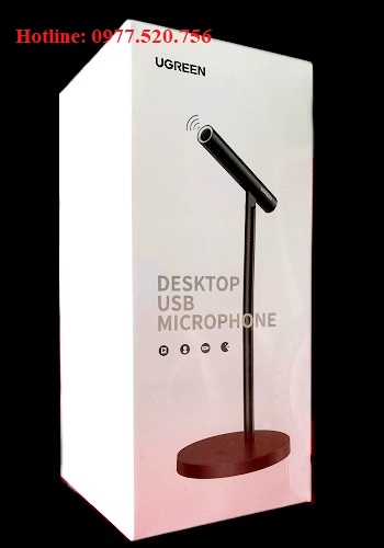 Microphone để bàn Ugreen 10934 cổng USB chính hãng